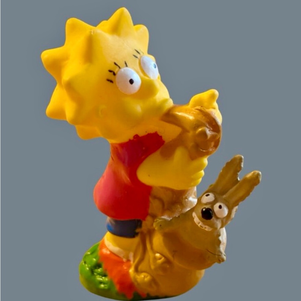 THE SIMPSONS- LISA SIMPSON Cartoon Figurine - 1990